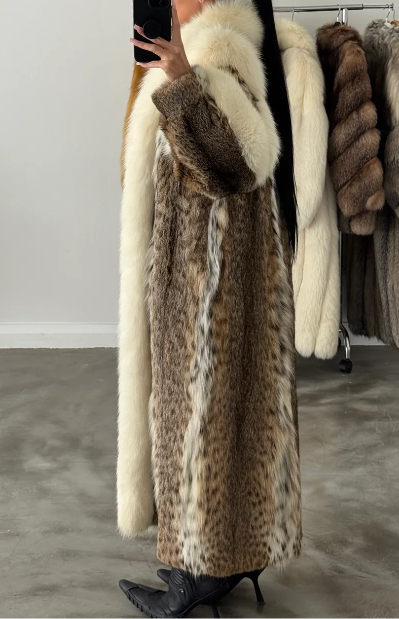 Full Length Lynx Fur Coat