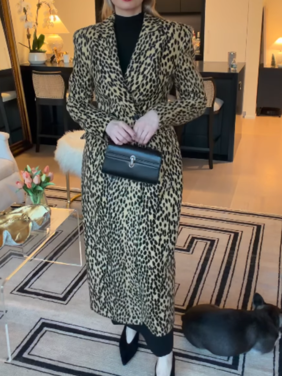 Leopard Long Coat