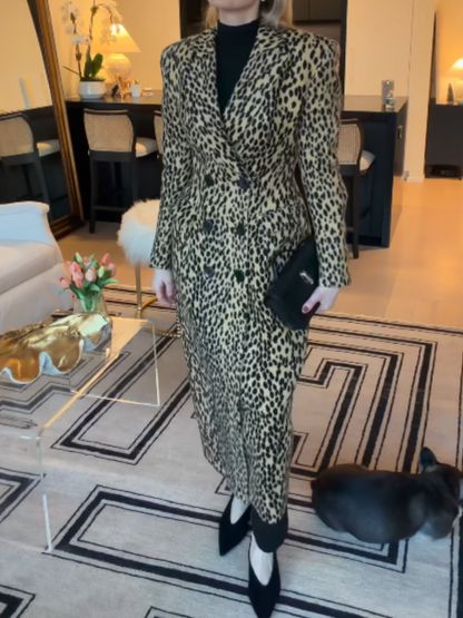 Leopard Long Coat