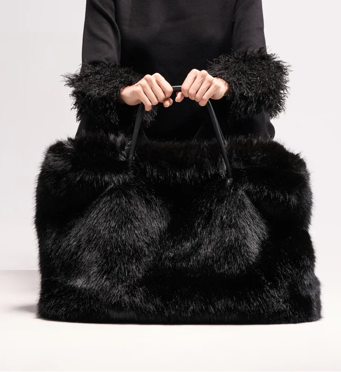 Faux Fur Tote