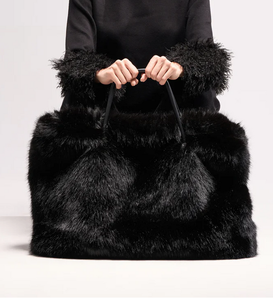 Faux Fur Tote