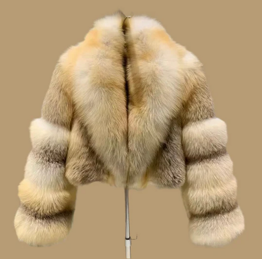 Champagne Toast Fur Coat