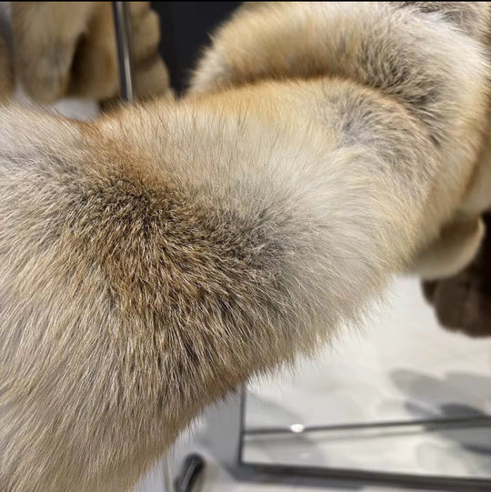 Champagne Toast Fur Coat