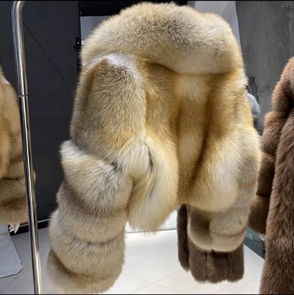Champagne Toast Fur Coat