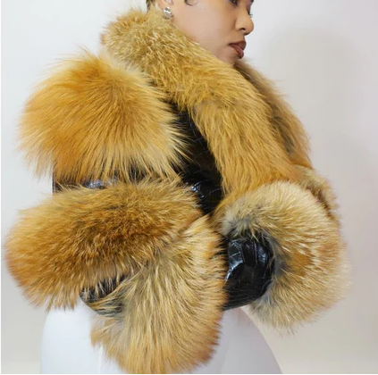 Black Nova With Fur Trim