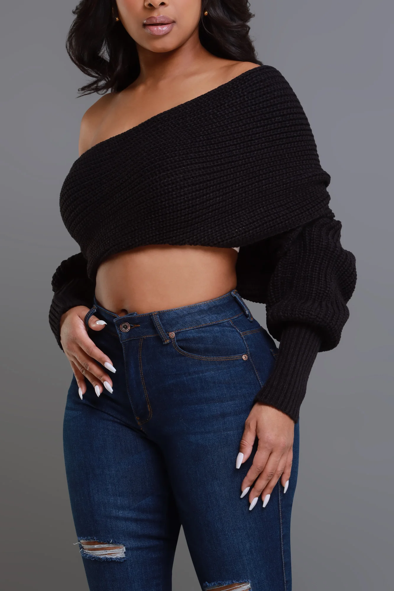 Multi Way Wrap Sweater