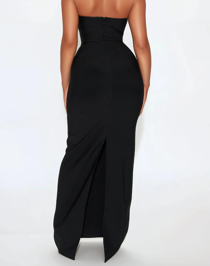 Halter Neck Backless Long Dress