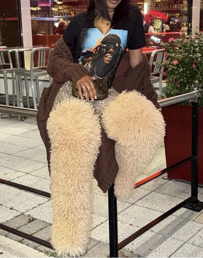 Mongolian Thigh High Boots