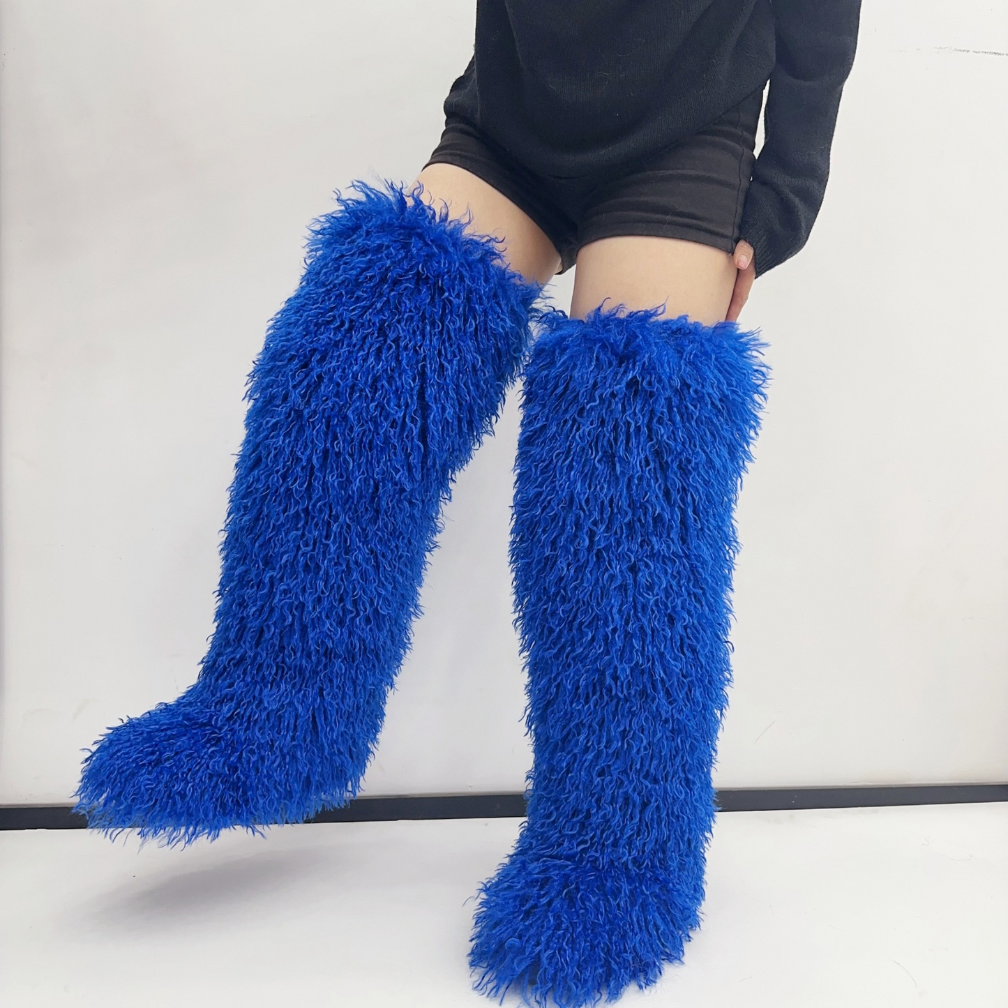 Mongolian Thigh High Boots