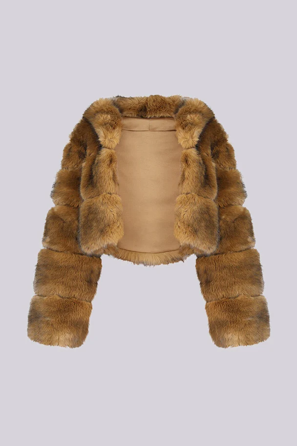Ever Bloom Faux Fur Jacket