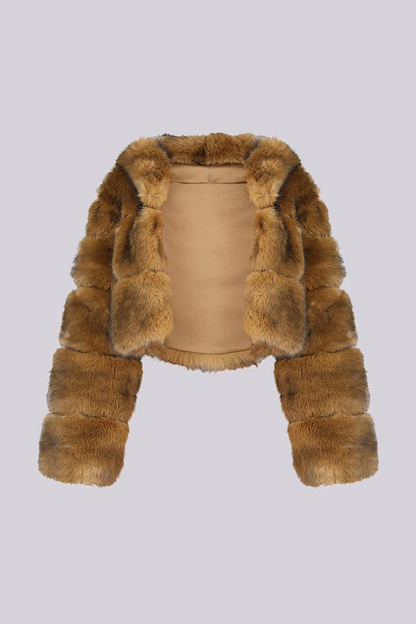 Ever Bloom Faux Fur Jacket