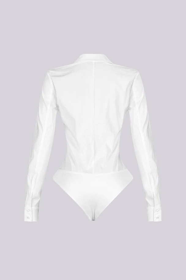 Own Me V Neck Long Sleeve Polo Bodysuit