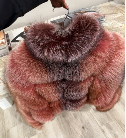 Pink Chloe Cropped Jacket