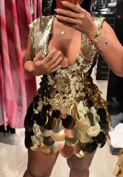 Dance The Night Away Sequin Mini Dress