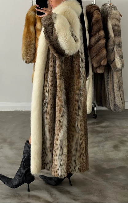 Full Length Lynx Fur Coat