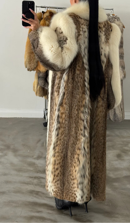 Full Length Lynx Fur Coat