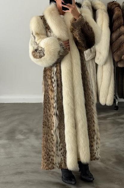 Full Length Lynx Fur Coat