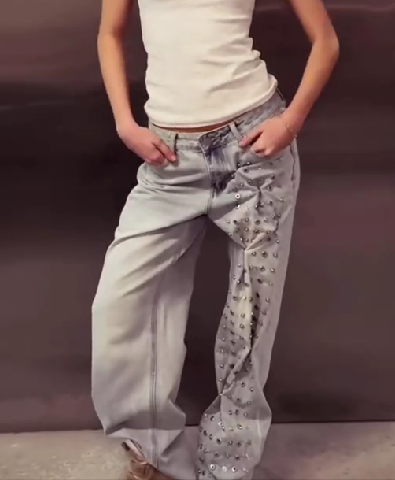 DIY Button Jeans With Any Shape