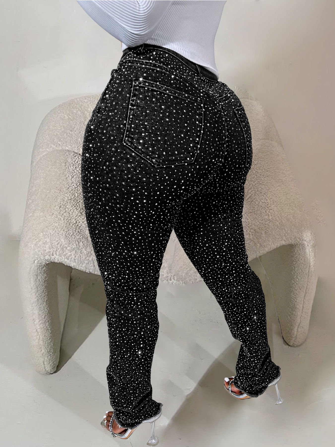 Hot Sale Diamond Casual Skinny Jeans