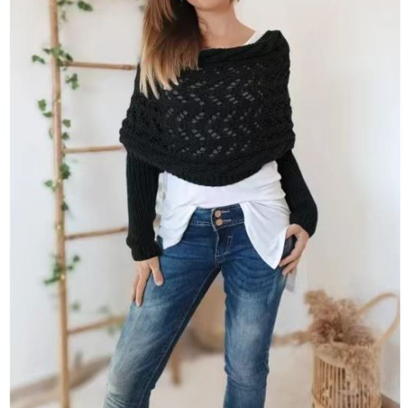 Chic Twist Cutout Sweater