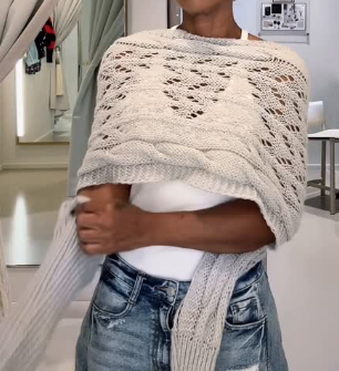 Chic Twist Cutout Sweater