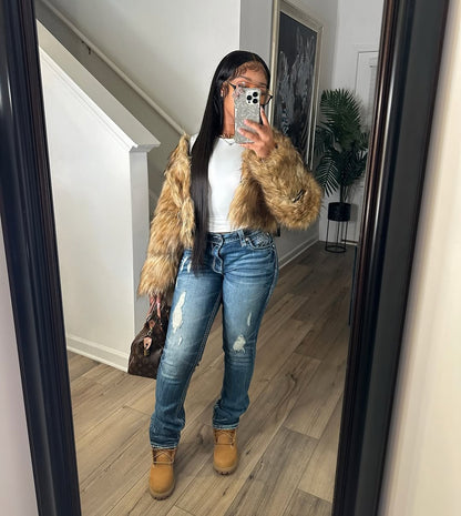 Mink Fur Short Coat