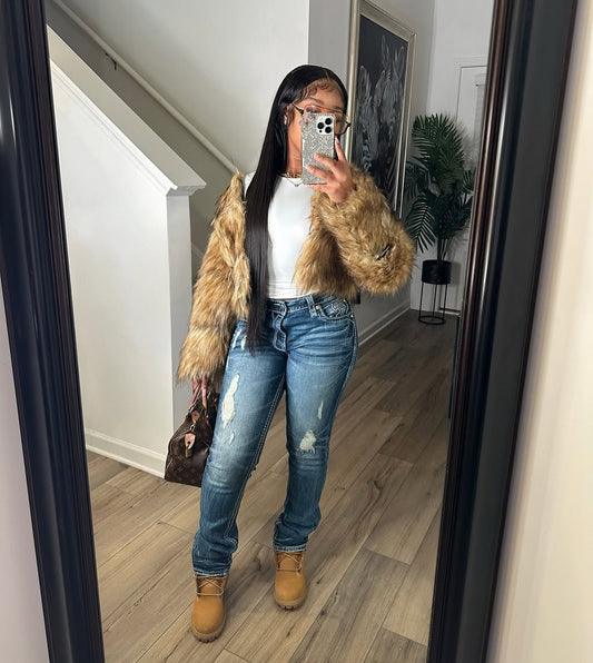 Mink Fur Short Coat