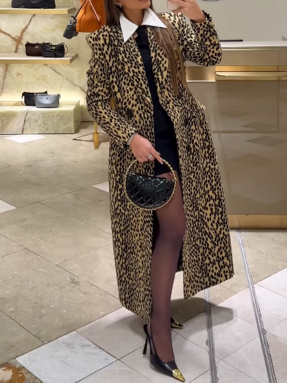 Leopard Long Coat