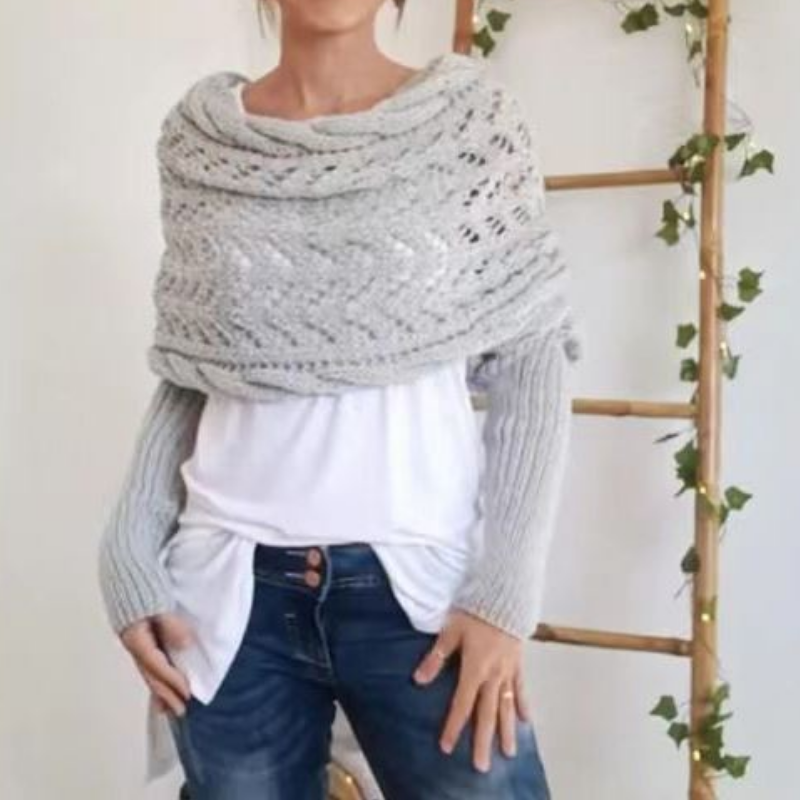 Chic Twist Cutout Sweater