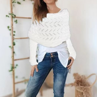 Chic Twist Cutout Sweater